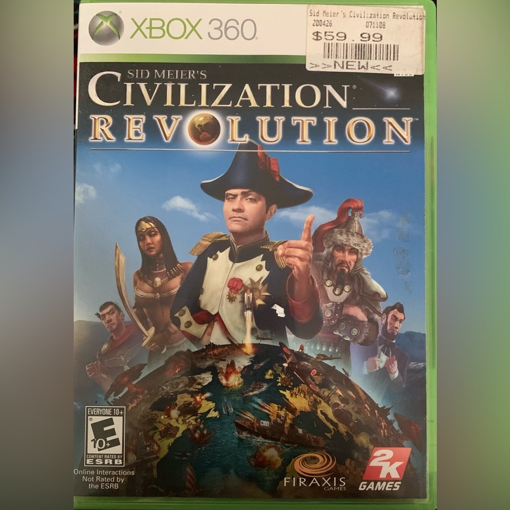 Sid Meier’s Civilization Revolution Xbox 360.